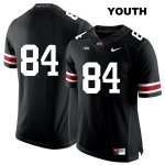 Youth NCAA Ohio State Buckeyes Brock Davin #84 College Stitched No Name Authentic Nike White Number Black Football Jersey AK20N35FM